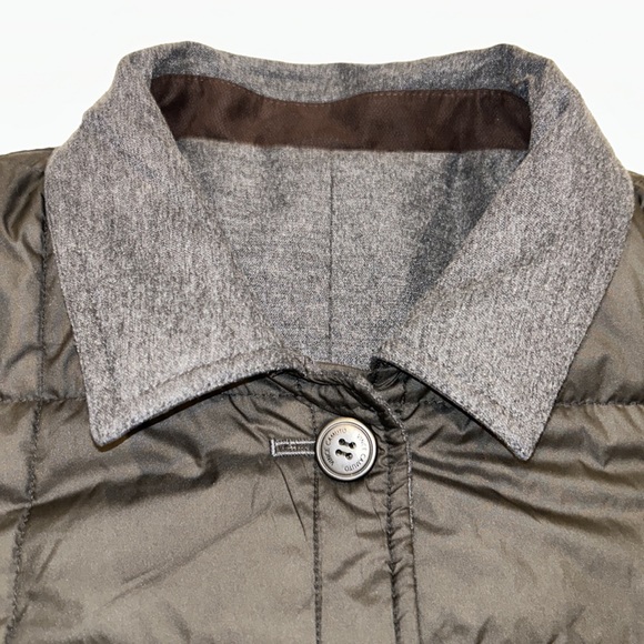 Vince Camuto Reversible Men’s Quilted/Cotton Blend Button Up Top Coat Size XL - Picture 9 of 16
